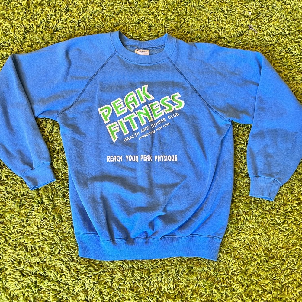 Vintage 80s Peak Fitness Crewneck Sweatshirt